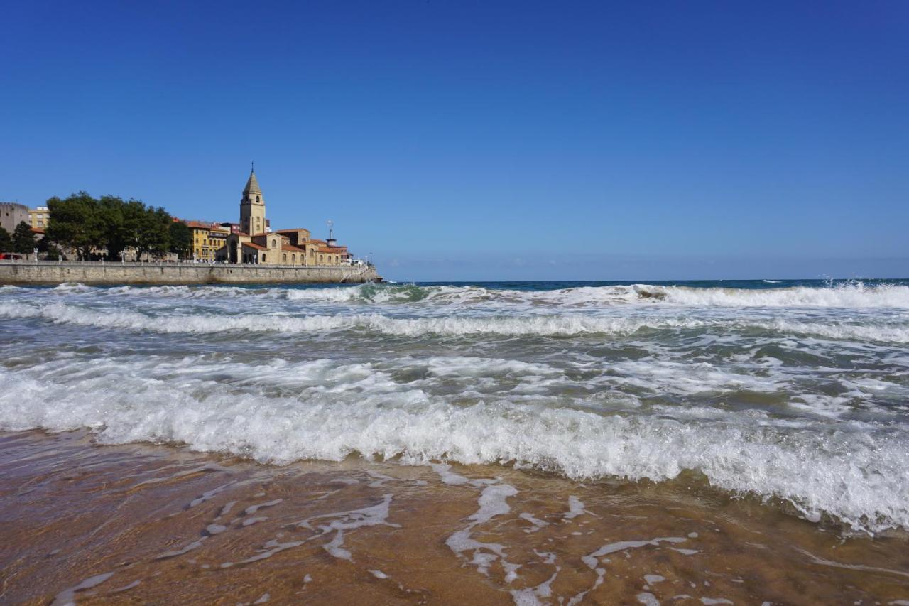 Apartamento Centrico Y Proximo A La Playa Daire Gijón Dış mekan fotoğraf